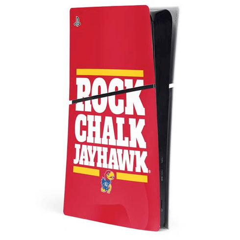 University of Kansas Rock Chalk Jayhawk PlayStation PS5 Skins